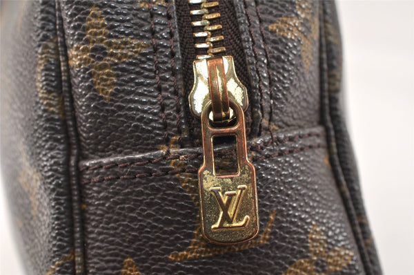 Auth Louis Vuitton Monogram Trousse Toilette 23 Clutch Bag M47524 LV Junk 4017K