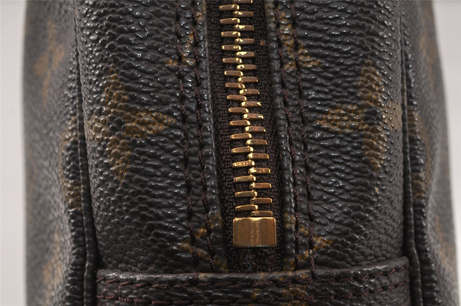 Auth Louis Vuitton Monogram Trousse Toilette 23 Clutch Bag M47524 LV Junk 4017K