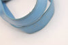 Authentic CHANEL New Travel Line Shoulder Hand Tote Bag Nylon Leather Blue 4018J