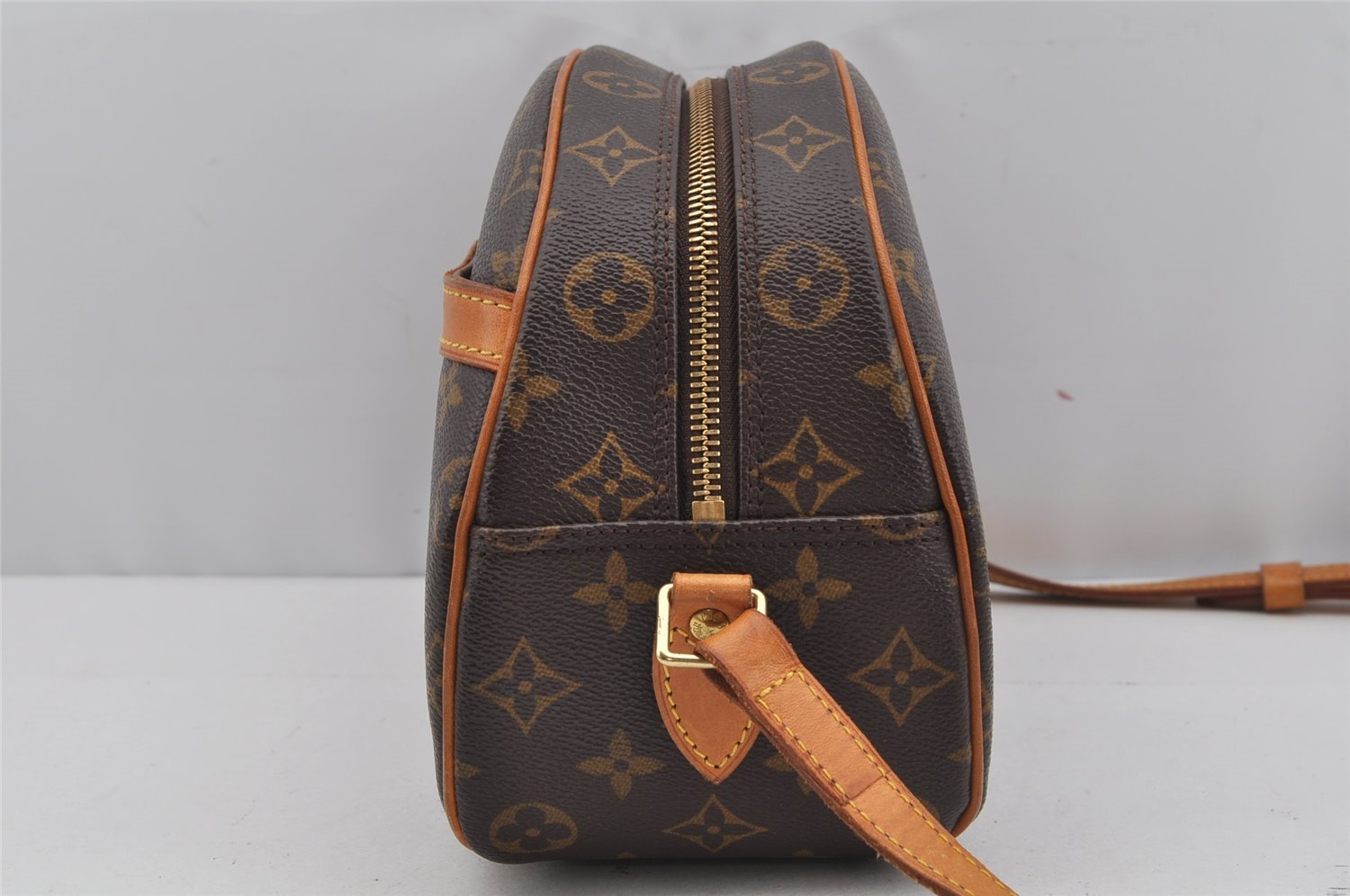 Authentic Louis Vuitton Monogram Blois Shoulder Cross Body Bag M51221 LV 4019J