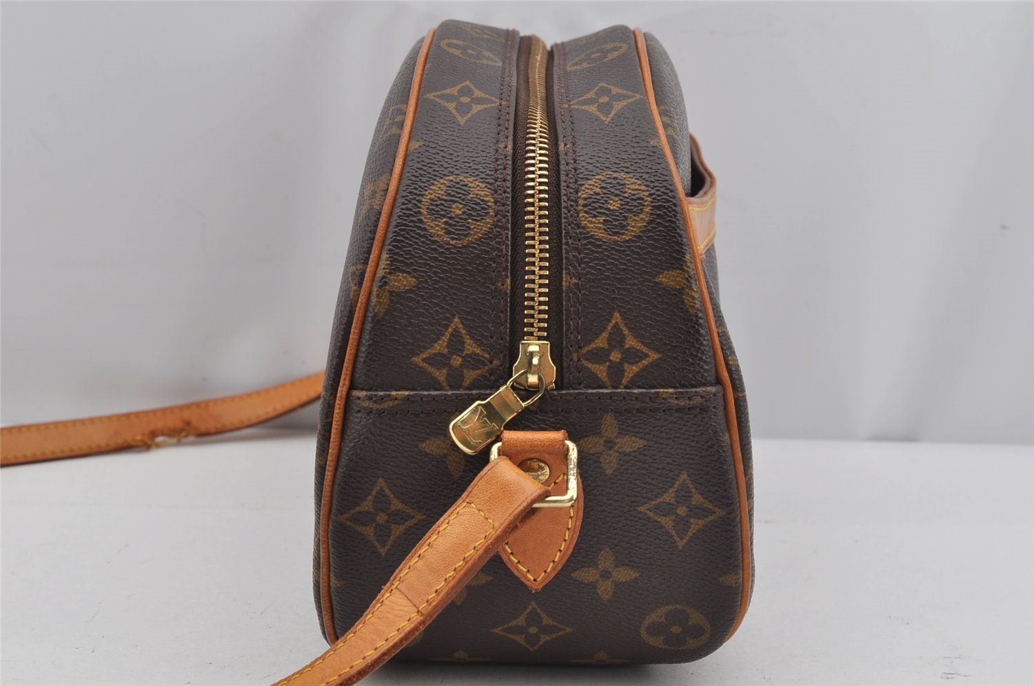 Authentic Louis Vuitton Monogram Blois Shoulder Cross Body Bag M51221 LV 4019J