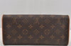 Authentic Louis Vuitton Monogram Pochette Twin GM Shoulder Bag M51852 LV 4020J