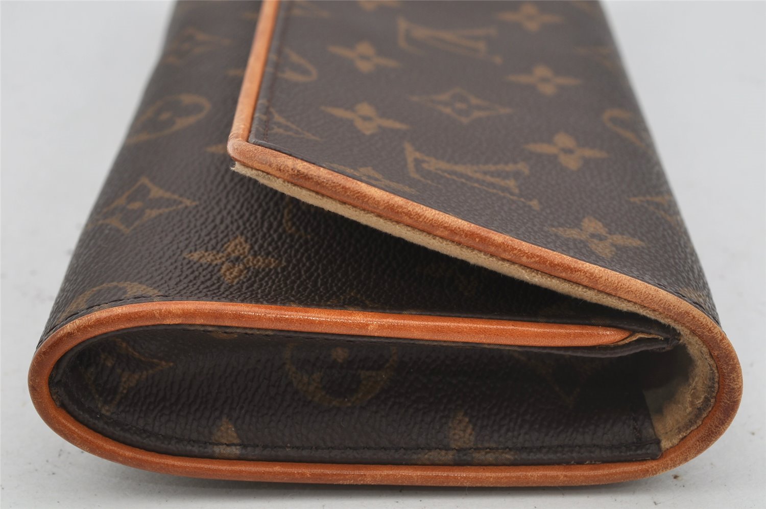 Authentic Louis Vuitton Monogram Pochette Twin GM Shoulder Bag M51852 LV 4020J