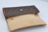 Authentic Louis Vuitton Monogram Pochette Twin GM Shoulder Bag M51852 LV 4020J