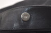 Authentic GUCCI Vintage Horsebit Shoulder Bag GG Canvas Leather Black 4020K