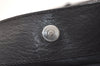 Authentic GUCCI Vintage Horsebit Shoulder Bag GG Canvas Leather Black 4020K