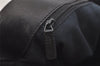 Authentic GUCCI Vintage Horsebit Shoulder Bag GG Canvas Leather Black 4020K