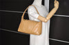 Authentic CHANEL Caviar Skin CoCo Mark Shoulder Hand Bag Purse Beige 4022J