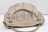 Authentic BOTTEGA VENETA Vintage Leather Shoulder Tote Bag Beige 4024J