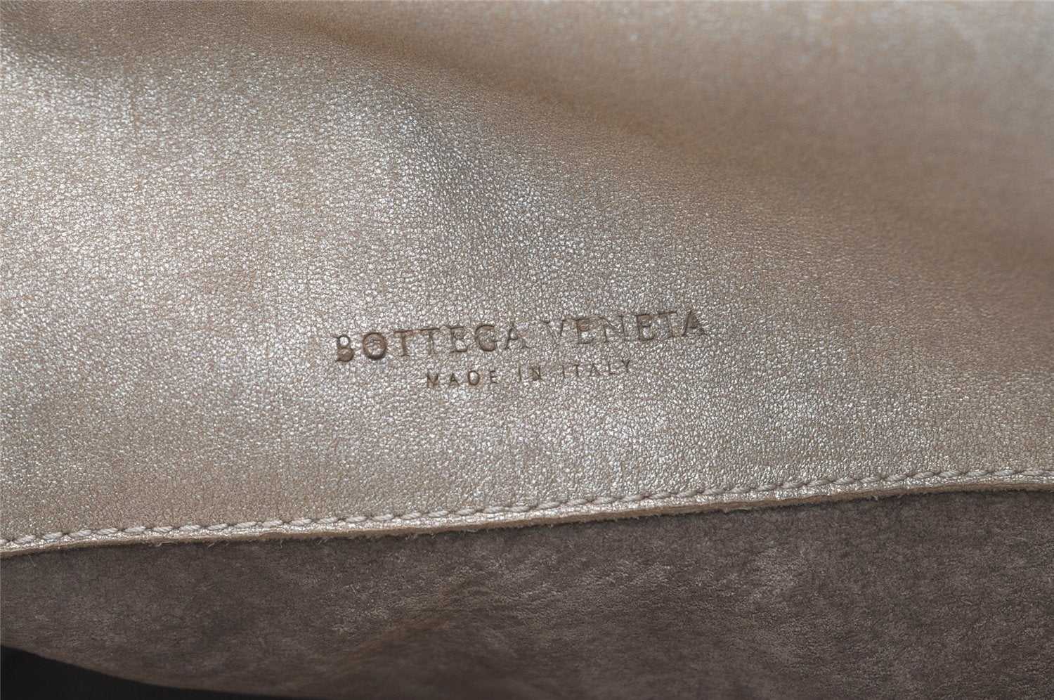 Authentic BOTTEGA VENETA Vintage Leather Shoulder Tote Bag Beige 4024J