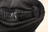 Authentic FENDI Vintage Hand Tote Bag Purse Nylon Leather Black 4024K