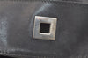 Authentic GUCCI Vintage Shoulder Drawstring Bag Canvas Leather Black Junk 4025K