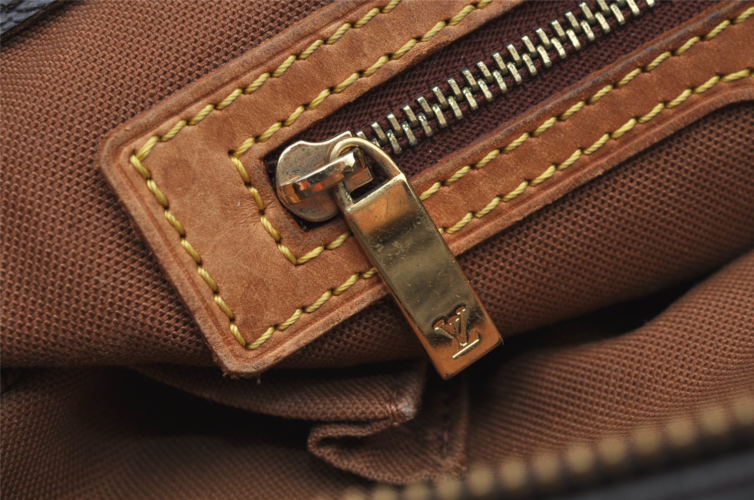 Authentic Louis Vuitton Monogram Cabas Piano Shoulder Tote Bag M51148 LV 4027I