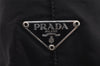 Authentic PRADA TESSUTO MARE Nylon Plastic Shoulder Bag Purse B9032 Black 4027K