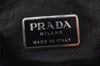 Authentic PRADA TESSUTO MARE Nylon Plastic Shoulder Bag Purse B9032 Black 4027K