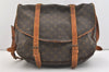 Authentic Louis Vuitton Monogram Saumur 43 Shoulder Cross Bag M42252 LV 4028J