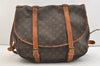 Authentic Louis Vuitton Monogram Saumur 43 Shoulder Cross Bag M42252 LV 4028J