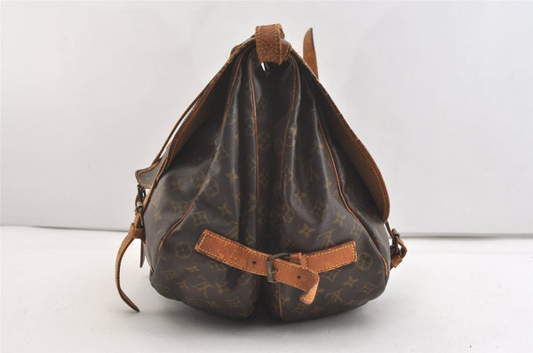 Authentic Louis Vuitton Monogram Saumur 43 Shoulder Cross Bag M42252 LV 4028J