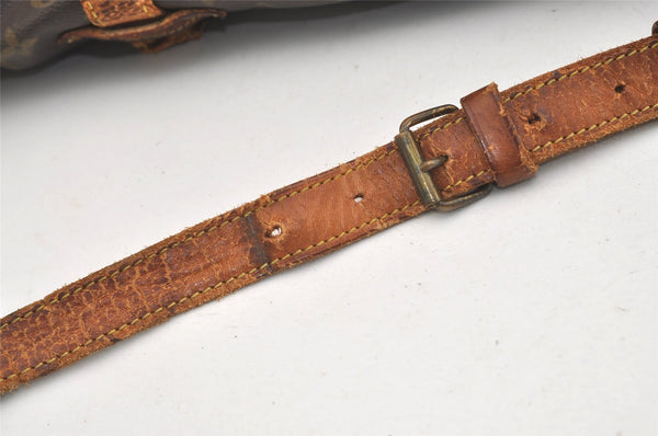 Authentic Louis Vuitton Monogram Saumur 43 Shoulder Cross Bag M42252 LV 4028J