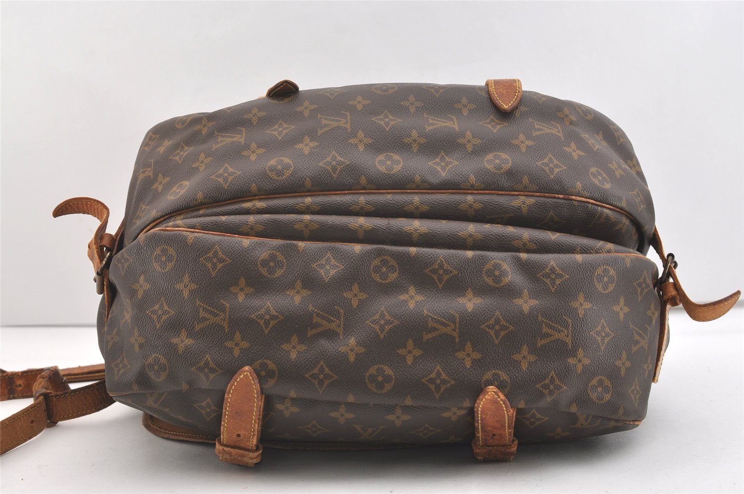 Authentic Louis Vuitton Monogram Saumur 43 Shoulder Cross Bag M42252 LV 4028J