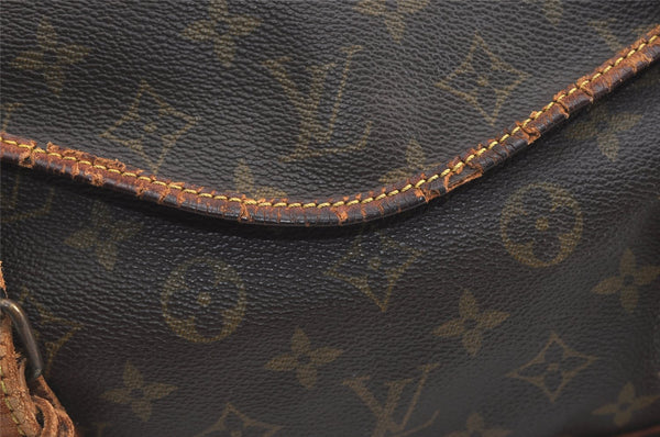 Authentic Louis Vuitton Monogram Saumur 43 Shoulder Cross Bag M42252 LV 4028J