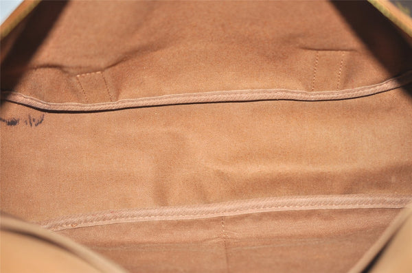 Authentic Louis Vuitton Monogram Saumur 43 Shoulder Cross Bag M42252 LV 4028J