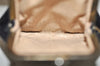 Authentic Christian Dior Trotter Shoulder Bag Purse Leather Canvas Navy 4029J