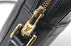 Authentic Louis Vuitton Epi Danube Shoulder Cross Bag Black M45632 LV 4029K