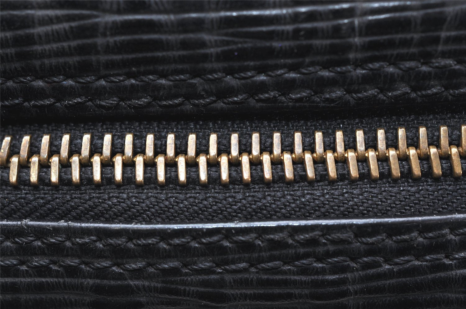 Authentic Louis Vuitton Epi Danube Shoulder Cross Bag Black M45632 LV 4029K