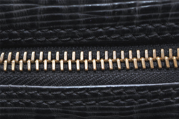 Authentic Louis Vuitton Epi Danube Shoulder Cross Bag Black M45632 LV 4029K