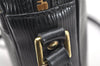Authentic Louis Vuitton Epi Danube Shoulder Cross Bag Black M45632 LV 4029K