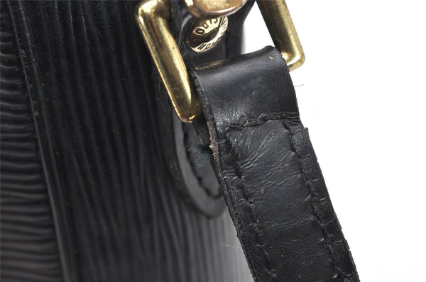 Authentic Louis Vuitton Epi Danube Shoulder Cross Bag Black M45632 LV 4029K