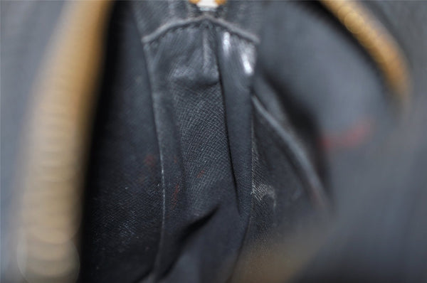 Authentic Louis Vuitton Epi Danube Shoulder Cross Bag Black M45632 LV 4029K