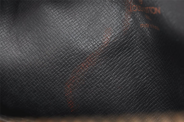 Authentic Louis Vuitton Epi Danube Shoulder Cross Bag Black M45632 LV 4029K