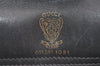 Authentic GUCCI Vintage Shoulder Cross Body Bag Purse Leather Black 4031I