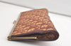 Authentic Christian Dior Trotter Clutch Hand Bag Purse Canvas Leather Red 4031K
