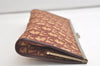 Authentic Christian Dior Trotter Clutch Hand Bag Purse Canvas Leather Red 4031K