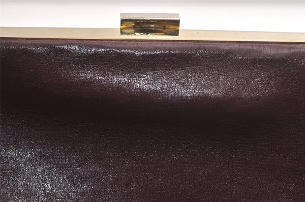 Authentic Christian Dior Trotter Clutch Hand Bag Purse Canvas Leather Red 4031K