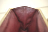 Authentic Christian Dior Trotter Clutch Hand Bag Purse Canvas Leather Red 4031K