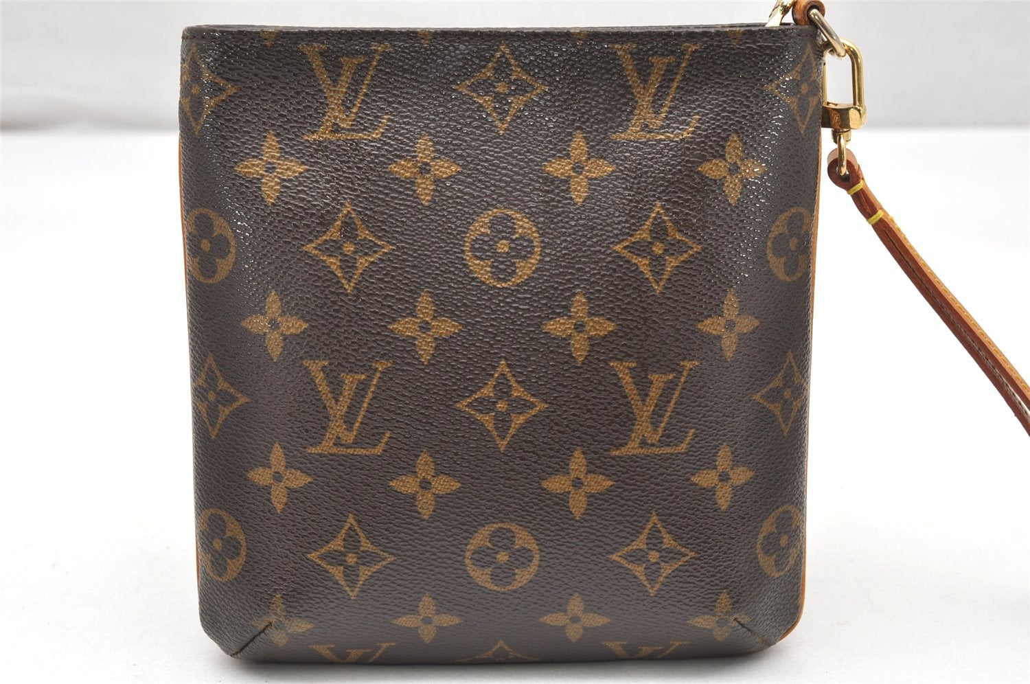 Authentic Louis Vuitton Monogram Partition Clutch Hand Bag Purse M51901 LV 4032K