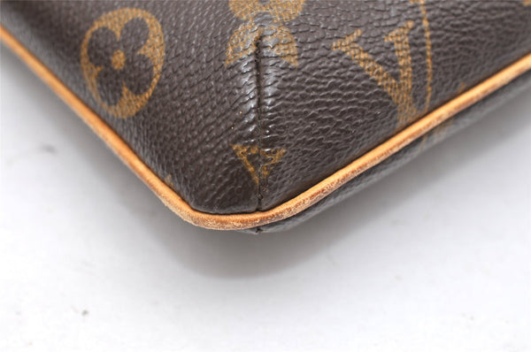 Authentic Louis Vuitton Monogram Partition Clutch Hand Bag Purse M51901 LV 4032K