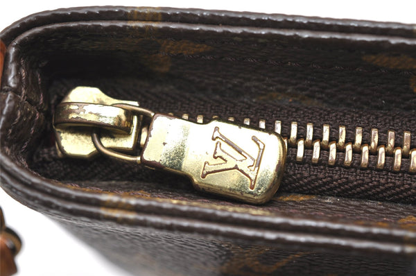 Authentic Louis Vuitton Monogram Partition Clutch Hand Bag Purse M51901 LV 4032K