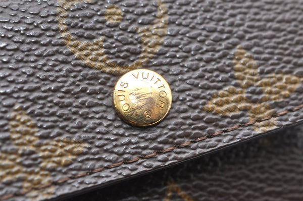 Authentic Louis Vuitton Monogram Partition Clutch Hand Bag Purse M51901 LV 4032K