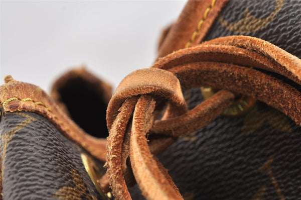 Authentic Louis Vuitton Monogram Noe Shoulder Drawstring Bag M42224 LV 4033I