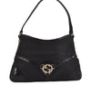 Authentic GUCCI Interlocking G Shoulder Hand Bag Canvas Leather Black 4033J