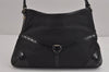 Authentic GUCCI Interlocking G Shoulder Hand Bag Canvas Leather Black 4033J