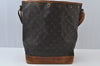 Authentic Louis Vuitton Monogram Noe Shoulder Drawstring Bag M42224 LV 4034I