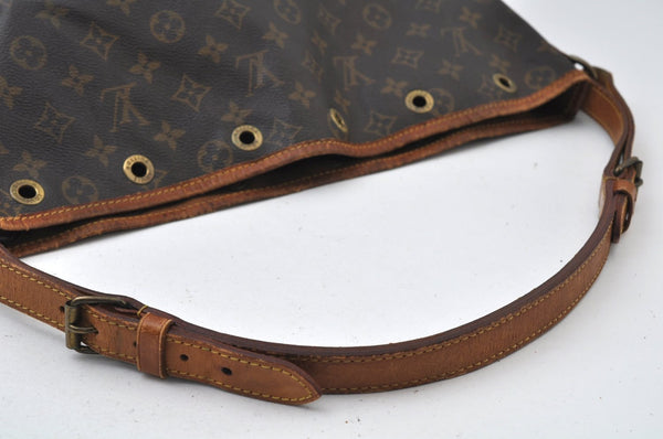 Authentic Louis Vuitton Monogram Noe Shoulder Drawstring Bag M42224 LV 4034I