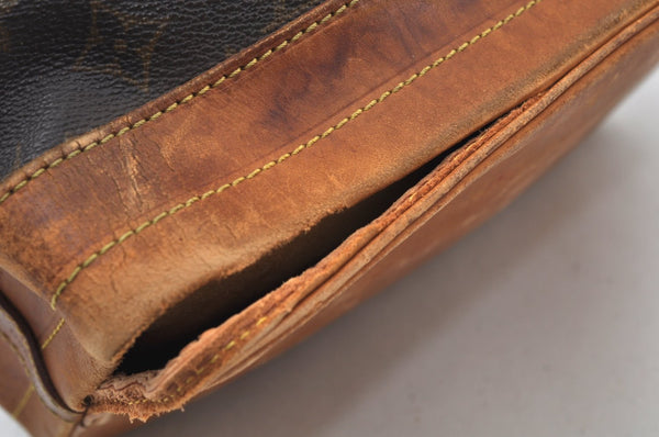 Authentic Louis Vuitton Monogram Noe Shoulder Drawstring Bag M42224 LV 4034I