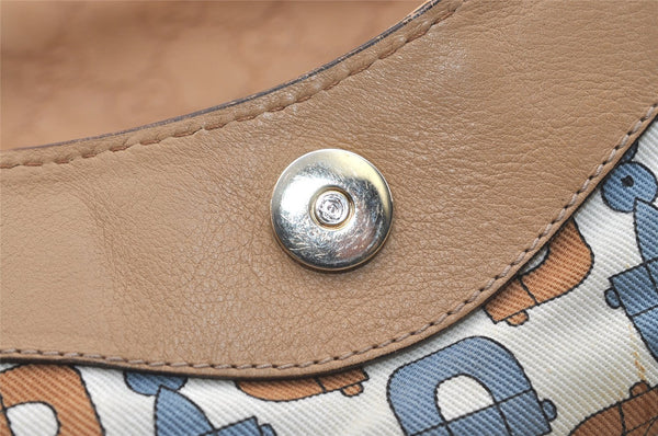 Authentic GUCCI Guccissima Sukey Shoulder Tote Bag GG Leather 211944 Beige 4034J